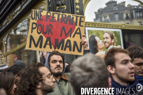 9éme round de manifestations contre la réforme des retraites