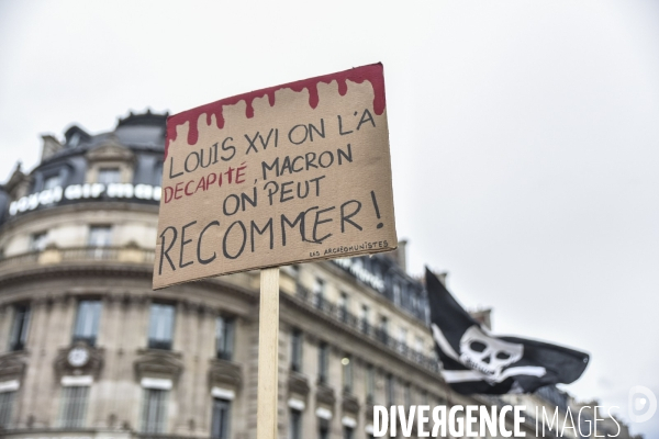 9éme round de manifestations contre la réforme des retraites