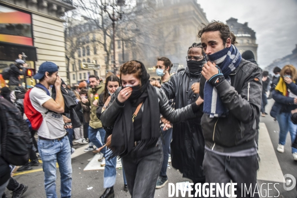 9éme round de manifestations contre la réforme des retraites