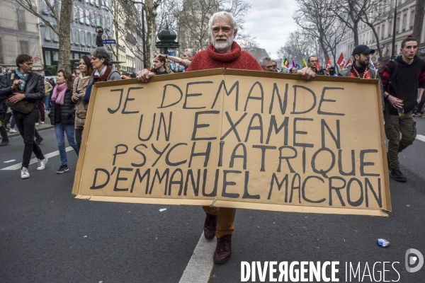 9éme round de manifestations contre la réforme des retraites