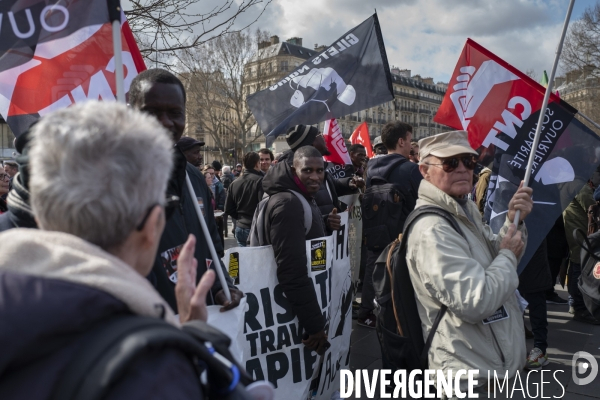 Manifestation contre la loi Darmanin