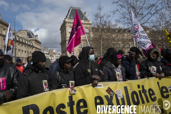 Manifestation contre la loi Darmanin