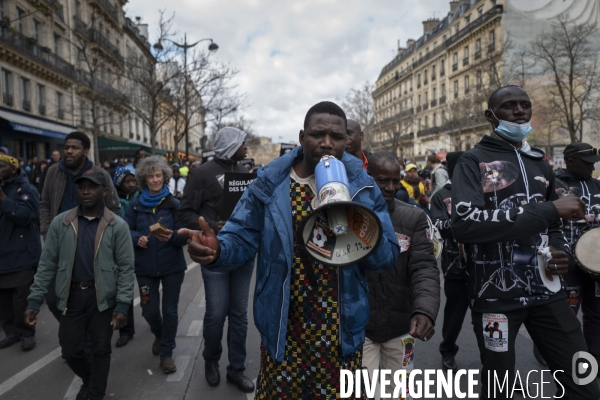 Manifestation contre la loi Darmanin