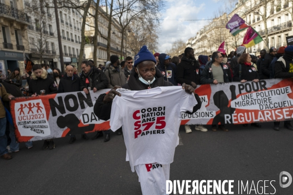 Manifestation contre la loi Darmanin