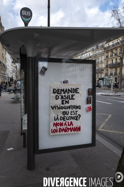 Manifestation contre la loi Darmanin