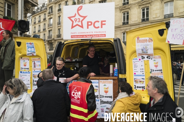 Fra - manifestation contre la reforme des retraites - episode 9 - paris