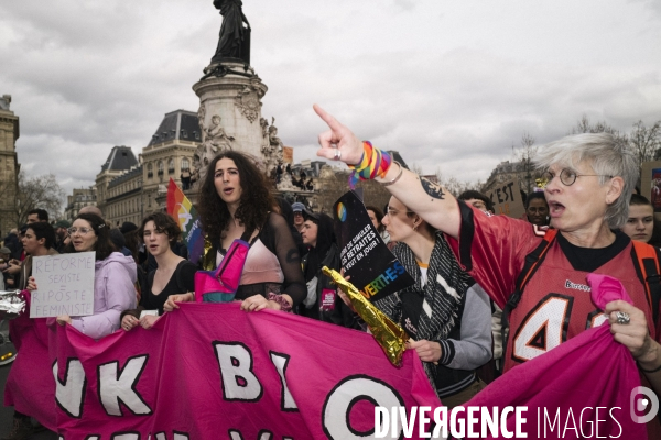 Fra - manifestation contre la reforme des retraites - episode 9 - paris