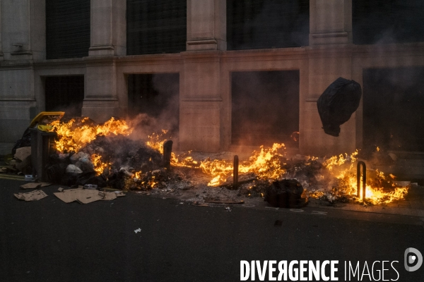 Fra - manifestation contre la reforme des retraites - episode 9 - paris