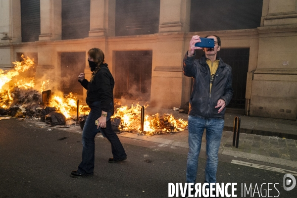 Fra - manifestation contre la reforme des retraites - episode 9 - paris