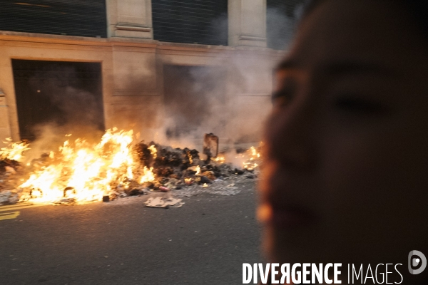 Fra - manifestation contre la reforme des retraites - episode 9 - paris