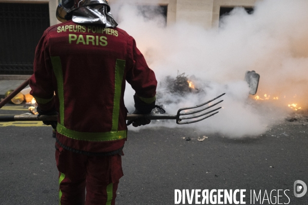 Fra - manifestation contre la reforme des retraites - episode 9 - paris