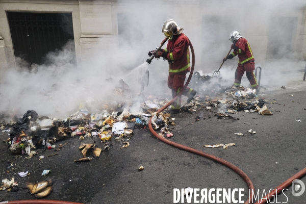 Fra - manifestation contre la reforme des retraites - episode 9 - paris