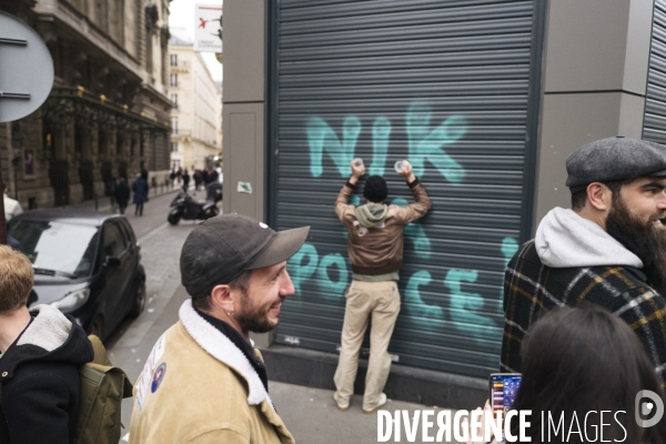Fra - manifestation contre la reforme des retraites - episode 9 - paris