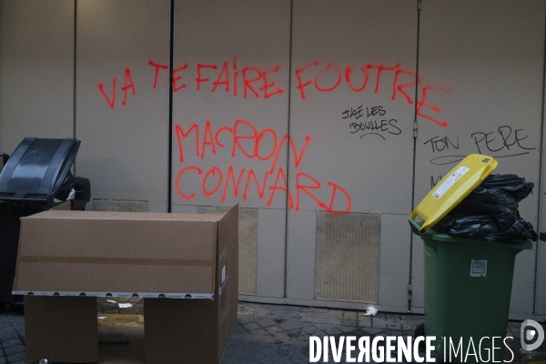 Fra - manifestation contre la reforme des retraites - episode 9 - paris