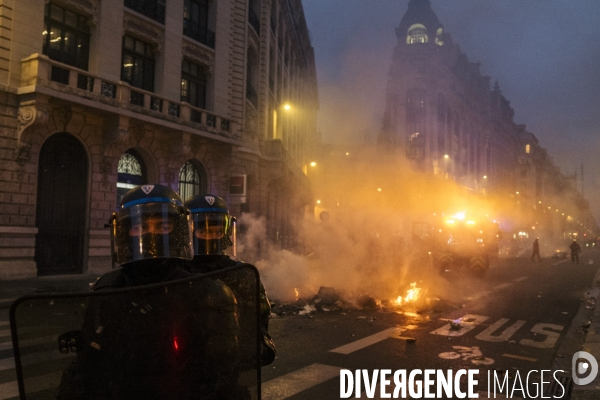 Fra - manifestation contre la reforme des retraites - episode 9 - paris
