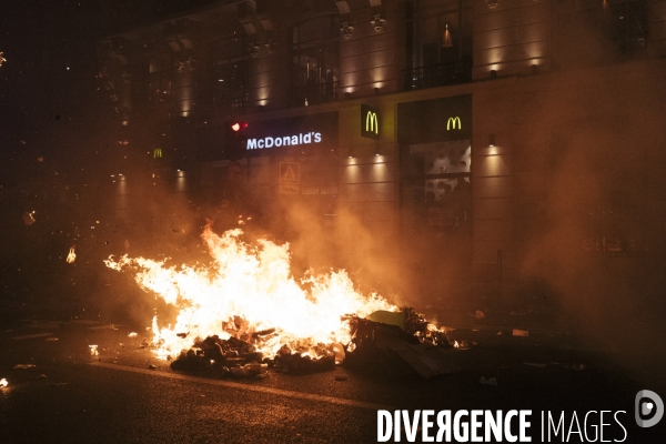Fra - manifestation contre la reforme des retraites - episode 9 - paris