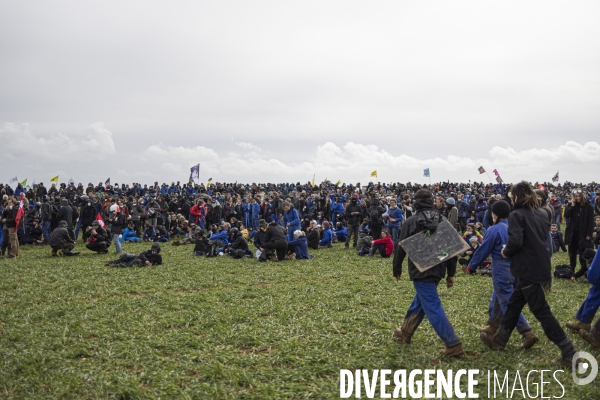 Rassemblement contre le projet de megabassine de Sainte-Soline 25032023