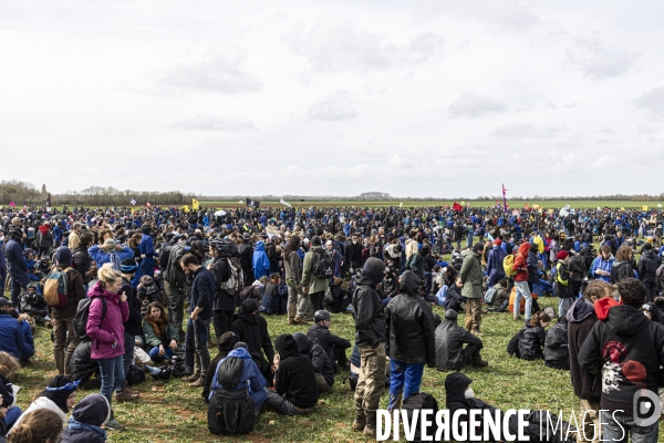 Rassemblement contre le projet de megabassine de Sainte-Soline 25032023