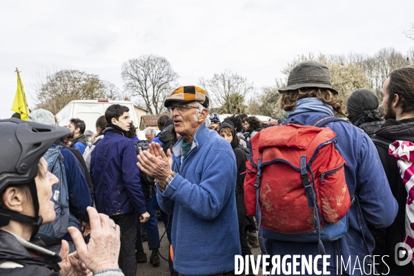 Rassemblement contre le projet de megabassine de Sainte-Soline 25032023