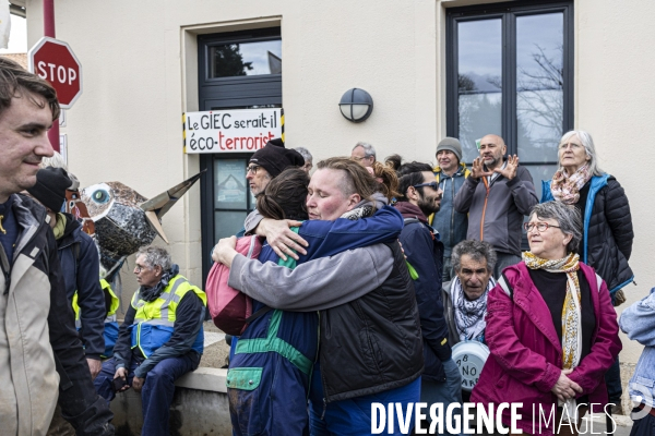 Rassemblement contre le projet de megabassine de Sainte-Soline 25032023