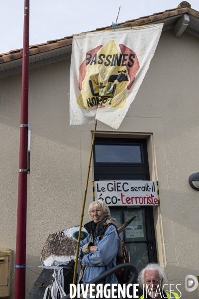 Rassemblement contre le projet de megabassine de Sainte-Soline 25032023