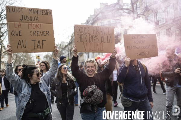 Manifestation contre la réforme des retraites 23032023