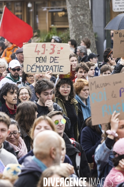 Manifestation contre la réforme des retraites 23032023