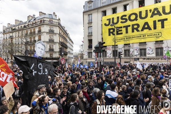 Manifestation contre la réforme des retraites 23032023
