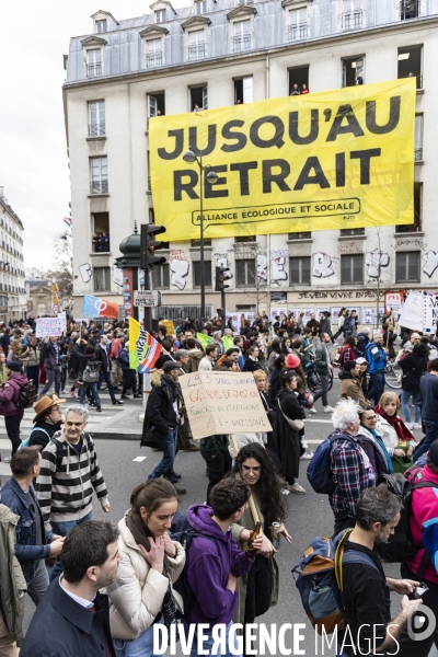 Manifestation contre la réforme des retraites 23032023