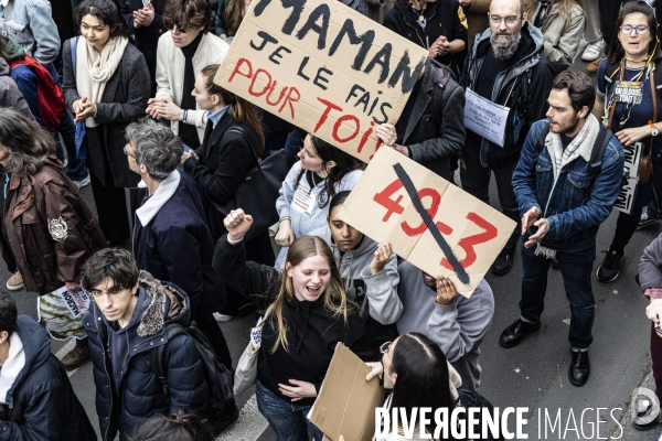Manifestation contre la réforme des retraites 23032023