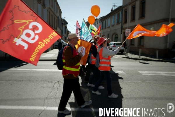 Montauban : manifestation contre la reforme des retraites