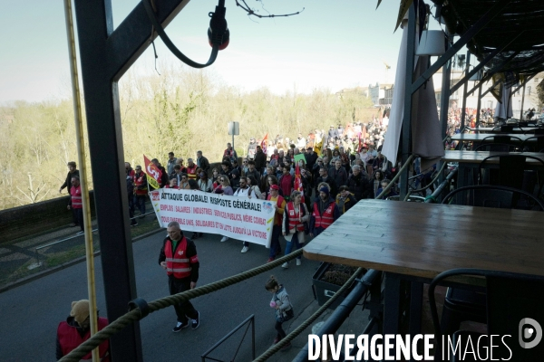 Montauban : manifestation contre la reforme des retraites