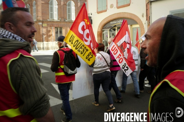 Montauban : manifestation contre la reforme des retraites