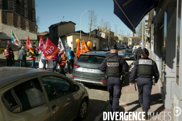 Montauban : manifestation contre la reforme des retraites