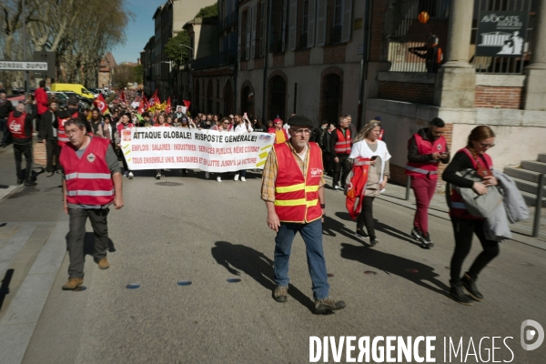 Montauban : manifestation contre la reforme des retraites