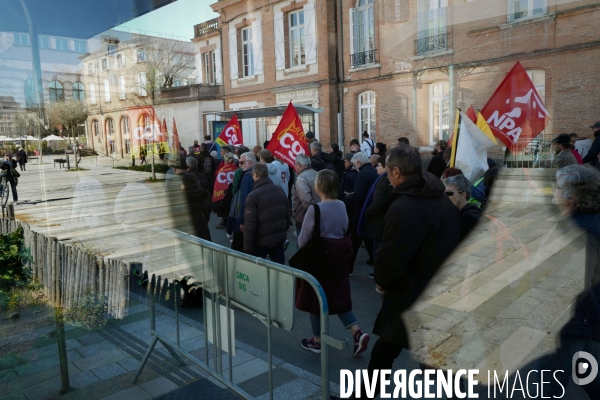 Montauban : manifestation contre la reforme des retraites