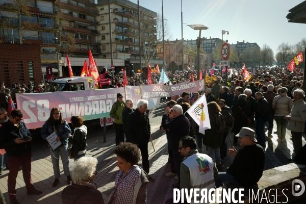 Montauban : manifestation contre la reforme des retraites