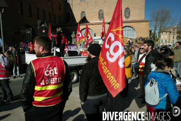 Montauban : manifestation contre la reforme des retraites