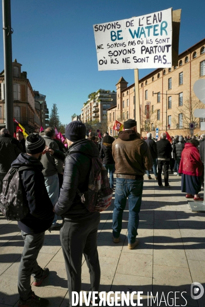 Montauban : manifestation contre la reforme des retraites