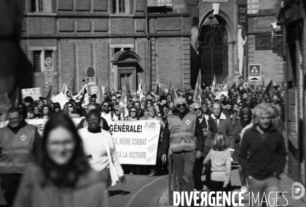 Montauban : manifestation contre la reforme des retraites