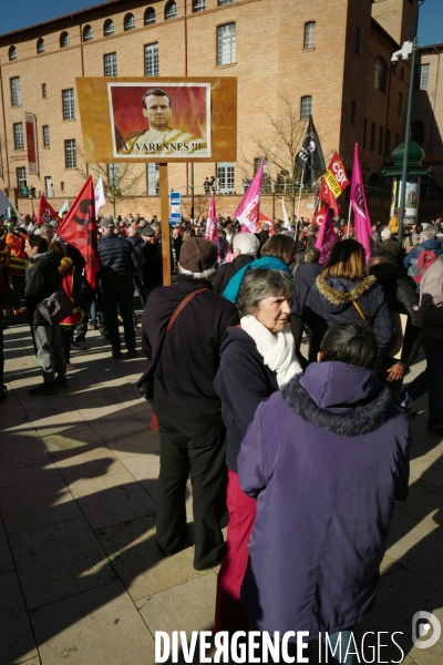 Montauban : manifestation contre la reforme des retraites