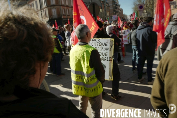 Montauban : manifestation contre la reforme des retraites