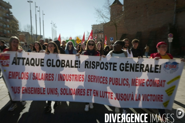 Montauban : manifestation contre la reforme des retraites