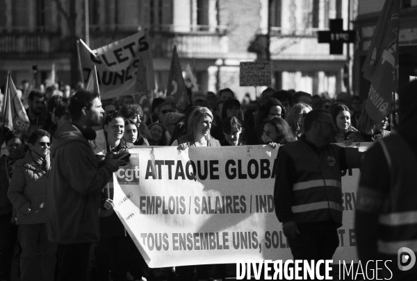 Montauban : manifestation contre la reforme des retraites