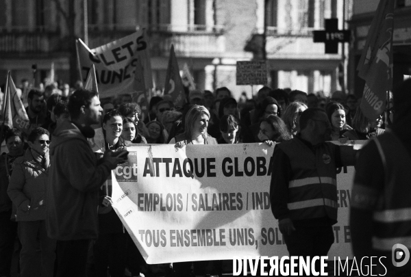 Montauban : manifestation contre la reforme des retraites