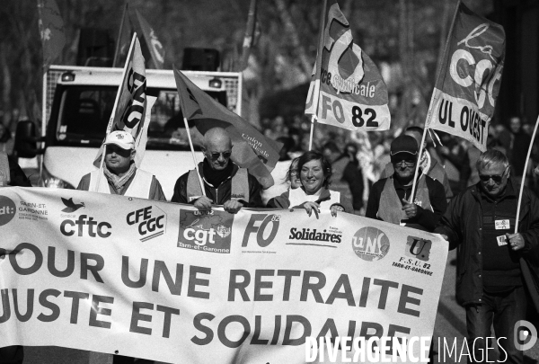Montauban : manifestation contre la reforme des retraites