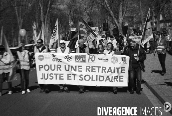 Montauban : manifestation contre la reforme des retraites