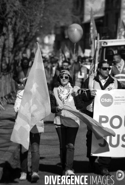 Montauban : manifestation contre la reforme des retraites