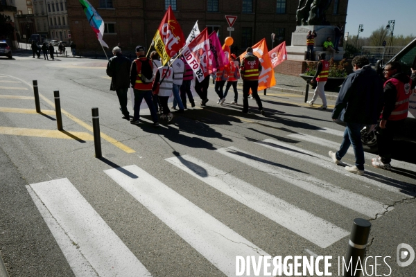 Montauban : manifestation contre la reforme des retraites