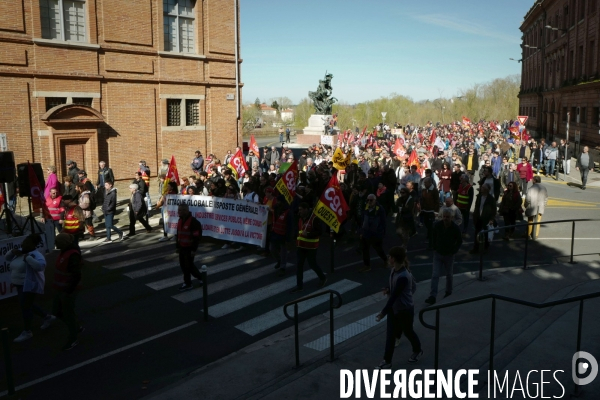 Montauban : manifestation contre la reforme des retraites